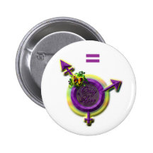 Égalité transsexuelle par papillon badge avec épingle