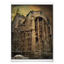 Église abandonnée photographie d’art
