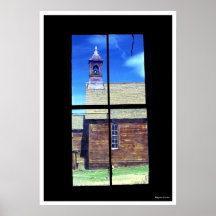 Église - Bodie, la Californie Posters