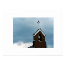 Église chrétienne Steeple Carte Postale