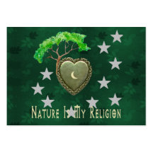 Église de nature cartes de visite personnelles