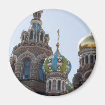 Église de sauveur sur le sang renversé Russie Aimant