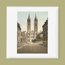 Église de St Etienne, Caen, France magnets