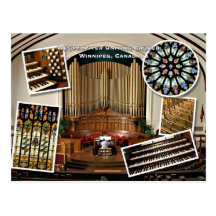 Église de Westminster, montage de Winnipeg Carte Postale