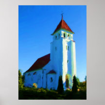 Église du nord de Nebel Posters