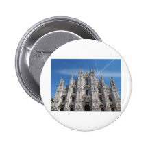 Église gothique de cathédrale de Milan de Di de Du Badges