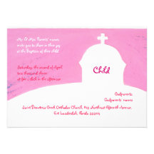 Église rose bristols personnalisés