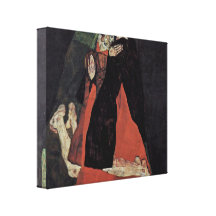Egon Schiele - cardinal et nonne ou la caresse Impression Sur Toile
