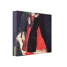 Egon Schiele - cardinal et nonne ou la caresse Impression Sur Toile