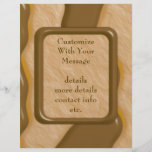 Égouttements - beurre d'arachide de chocolat prospectus avec motif