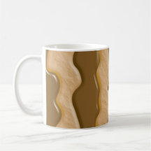 Égouttements - beurre d'arachide de chocolat mug à café
