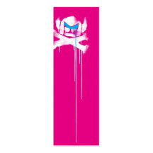 Égouttements de Suédois de jet - magenta/cyan Modèles De Cartes De Visite