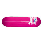 Égouttements de Suédois de jet - magenta/cyan Planches À Roulettes Customisées