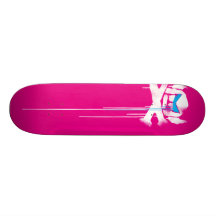 Égouttements de Suédois de jet - magenta/cyan Planches À Roulettes Customisées