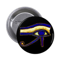 Egyptien antique l'oeil de Horus Badges Avec Agrafe