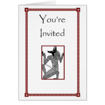 Egyptien et invitation orientée de Sigil Cartes