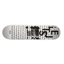 EjiTZ a soustrait, E, J, I, T, S, Z, 10101010101… Skateboards Personnalisés