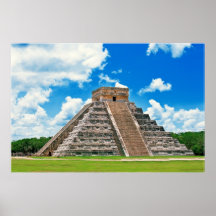 EL Castillo dans Chichen-Itza Posters