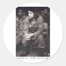 EL Che Guevara Autocollant Rond