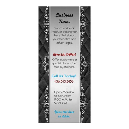 EL Dorado - argent Carte Double Customisable
