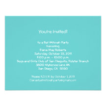 Elana peut réception faite sur commande invitation personnalisable