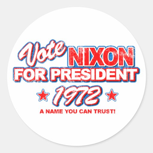 Élection 1972 de Nixon Autocollants