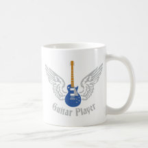 Electric guitar mugs à café