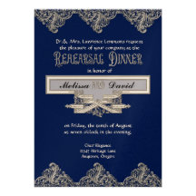 Élégance 3 de cravate noire - damassé argentée de  invitation personnalisable
