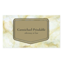 Élégance classique d'affaires de marbre de Taupe Modèle De Carte De Visite