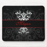 Élégance foncée customisée tapis de souris
