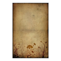 Élégance vintage florale motifs pour papier à lettre