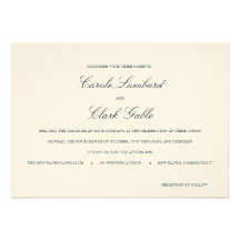 Elegant Wedding Invitation