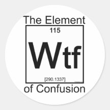Élément WTF Autocollant