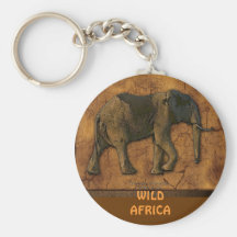 ÉLÉPHANT AFRICAIN Keychain Porte-clé
