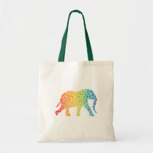 Éléphant avec des points sac