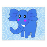 Éléphant bleu photo d’art