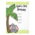 Éléphant Cutie de bébé Cartons D'invitation