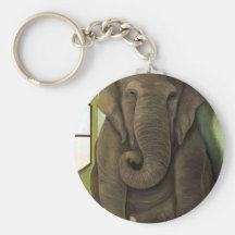 Éléphant dans la chambre porte-clés