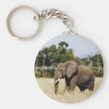 Éléphant dans le masai keychain de Mara, Kenya Porte-clef