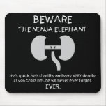 Éléphant de Ninja ! Tapis De Souris