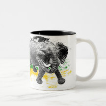 ÉLÉPHANT MAGNIFIQUE TASSE