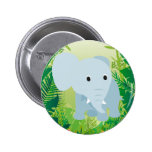 Éléphant mignon de bébé badges