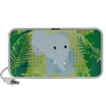 Éléphant mignon de bébé haut-parleur
