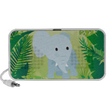 Éléphant mignon de bébé haut-parleur