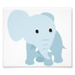 Éléphant mignon de bébé impressions photo