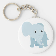 Éléphant mignon de bébé porte-clef