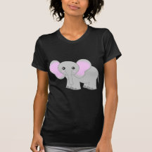 Éléphant mignon de bébé t-shirt