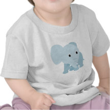 Éléphant mignon de bébé t-shirt