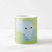 Éléphant mignon de bébé tasse à café