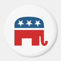 Éléphant républicain magnets